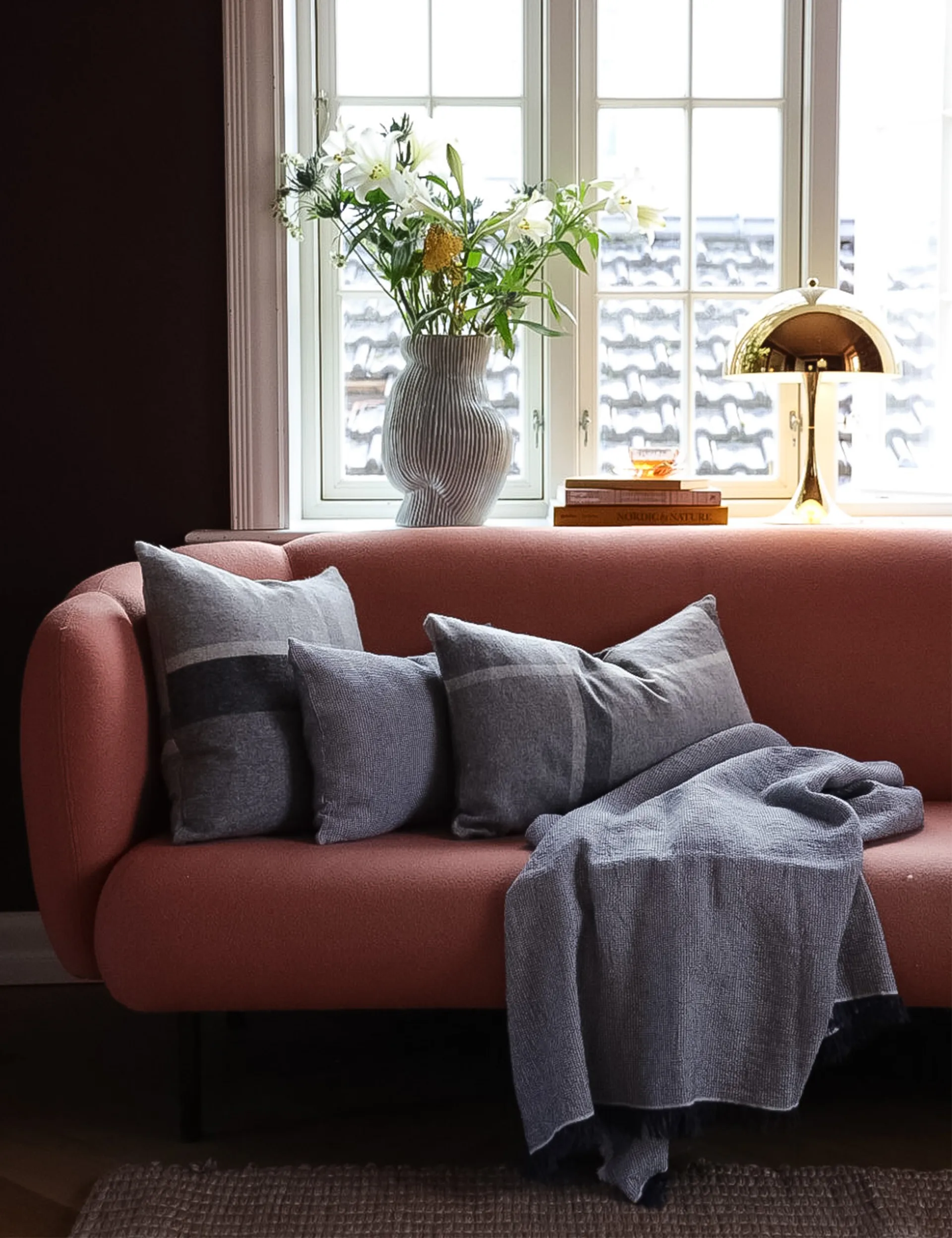 Manhattan tyynynpäällinen 40 x 60 cm, Grey Elvang Denmark