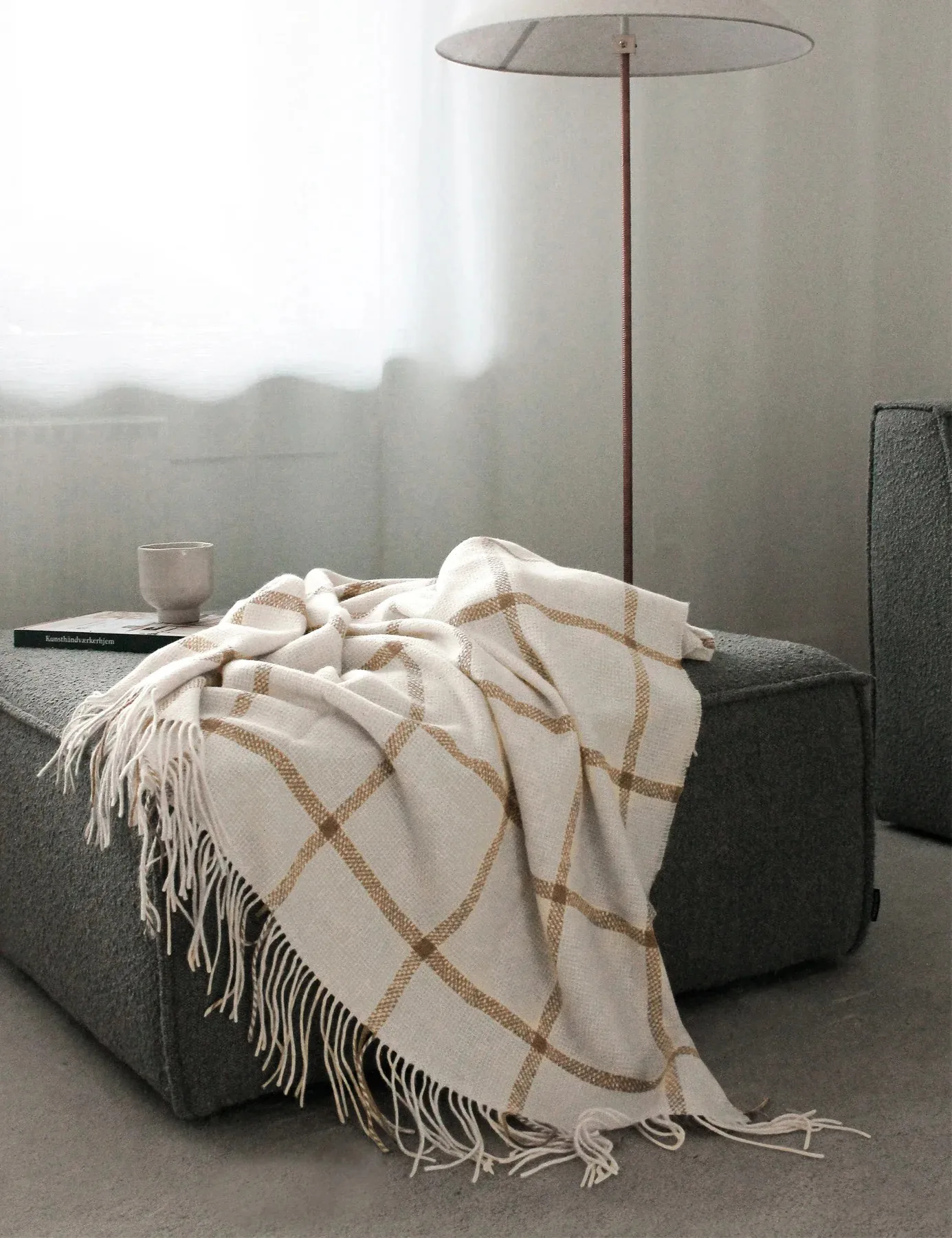 Tartan viltti 130 x 190 cm, Ivory Elvang Denmark