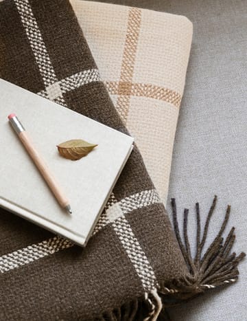 Tartan viltti 130 x 190 cm - Ivory - Elvang Denmark