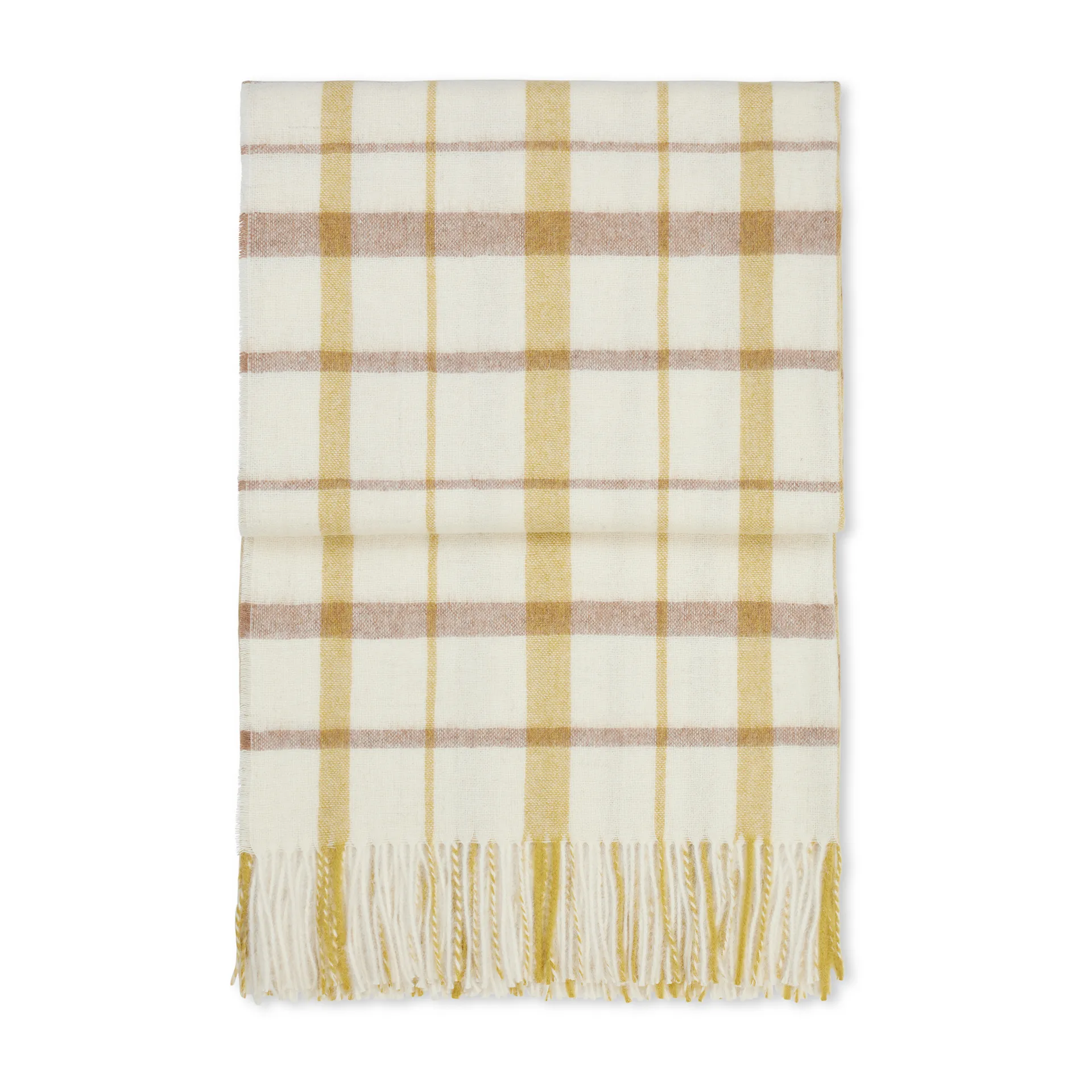 Tweed huopa 130 x 200 cm, Light yellow  Elvang Denmark