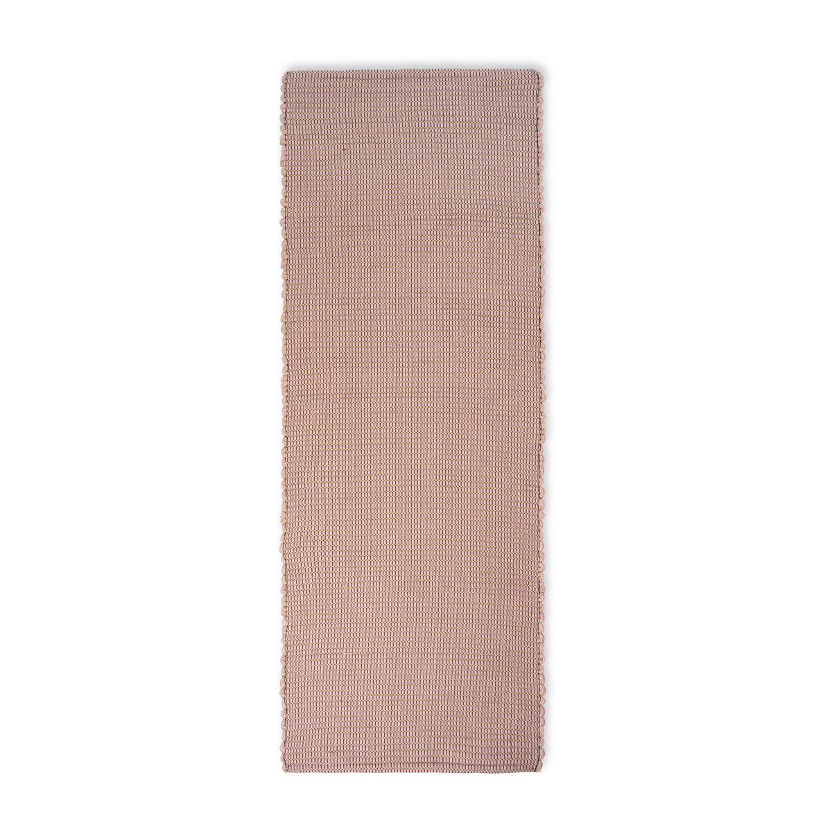Elvang Denmark Walnut matto 60 x 180 cm Light rose | Skandinaavinen Sisustus | Puuvillamatot | Vaaleanpunainen