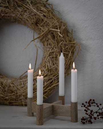 Ernst adventtikynttelikkö Ø22x8 cm - Luonnollinen - ERNST