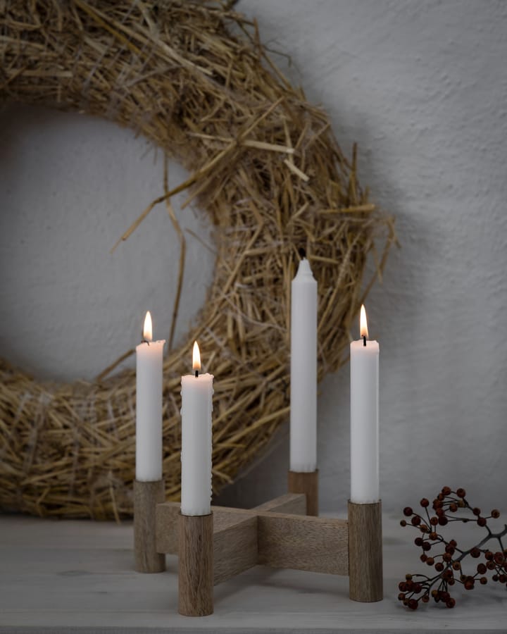 Ernst adventtikynttelikkö Ø22x8 cm, Luonnollinen ERNST
