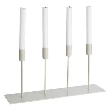 Ernst adventtikynttelikkö metalli - Beige - ERNST