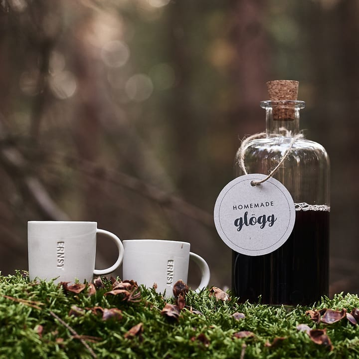 Ernst-espressomuki, kivikeramiikka 10 cl, luonnonvalkoinen ERNST