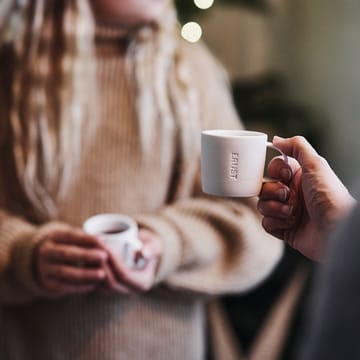 Ernst-espressomuki, kivikeramiikka 10 cl - Valkoinen - ERNST