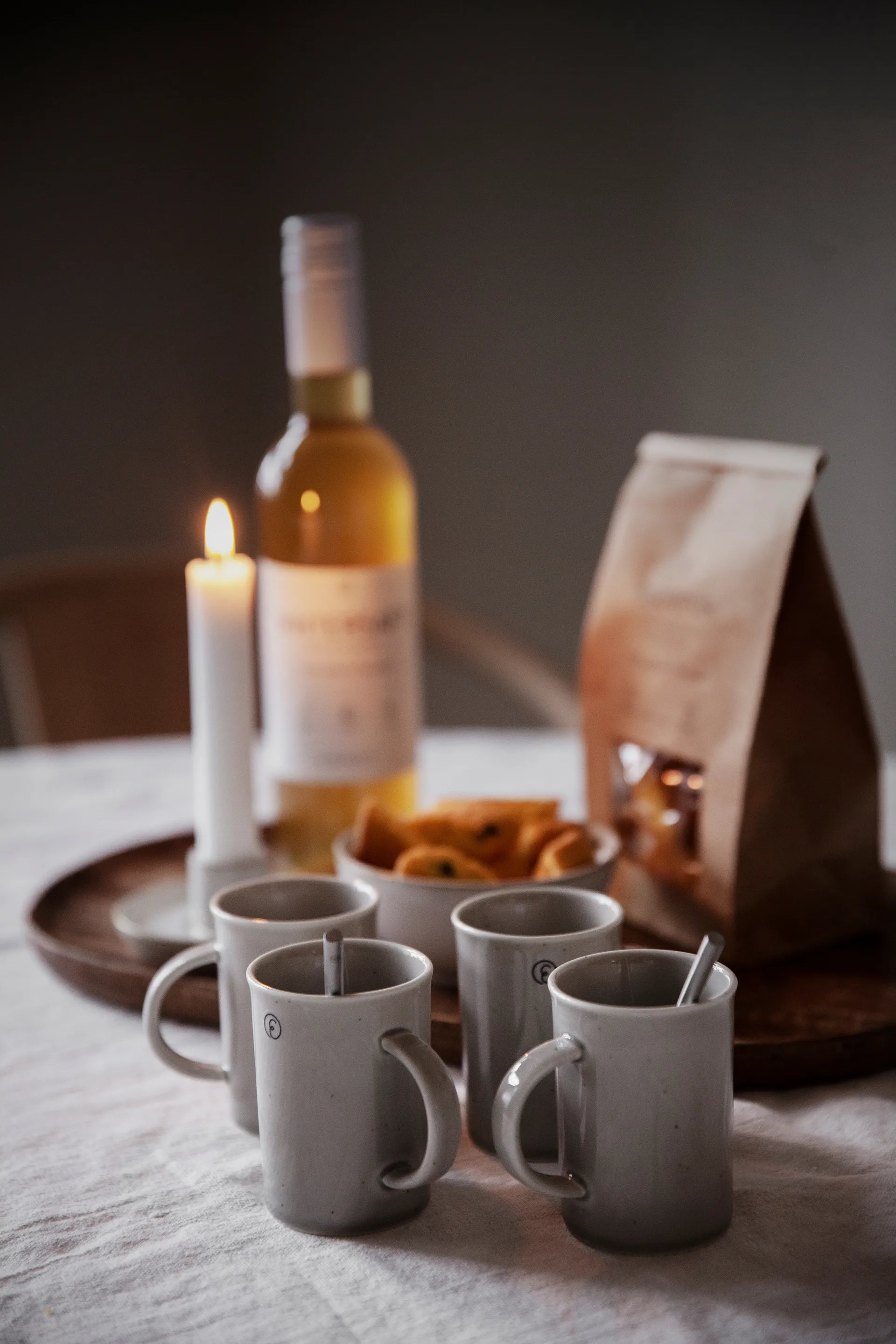 Ernst glögimuki posliinia 7,5 cm, Hiekka ERNST