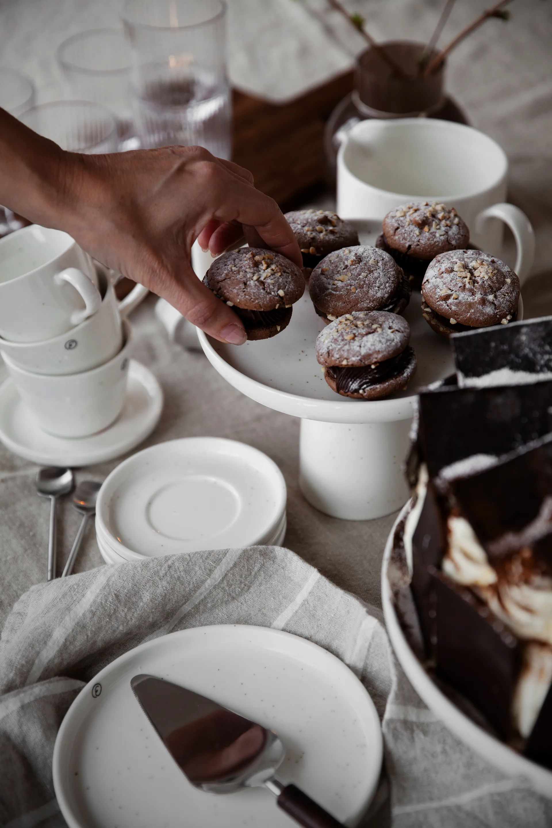 Ernst kahvikuppi aluslautasella 20 cl, Vanilja ERNST