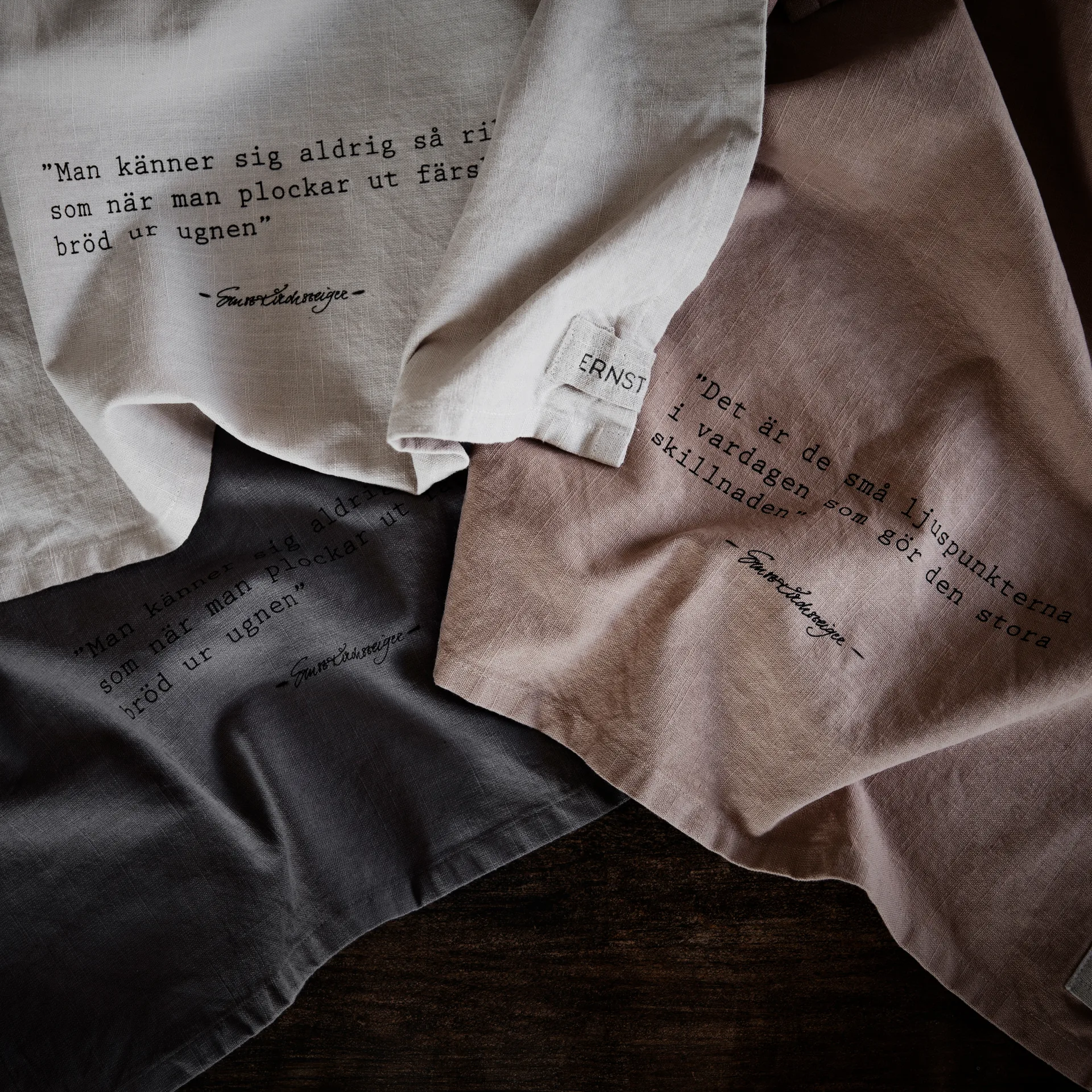 Ernst keittiöpyyhe sitaatti Leipä, Harmaa ERNST