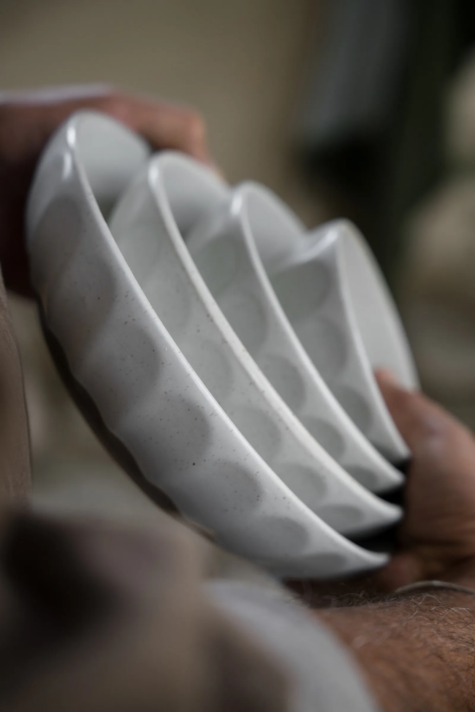 Ernst-kulho kivitavara, Valkoinen-luonnollinen, Ø16 cm ERNST