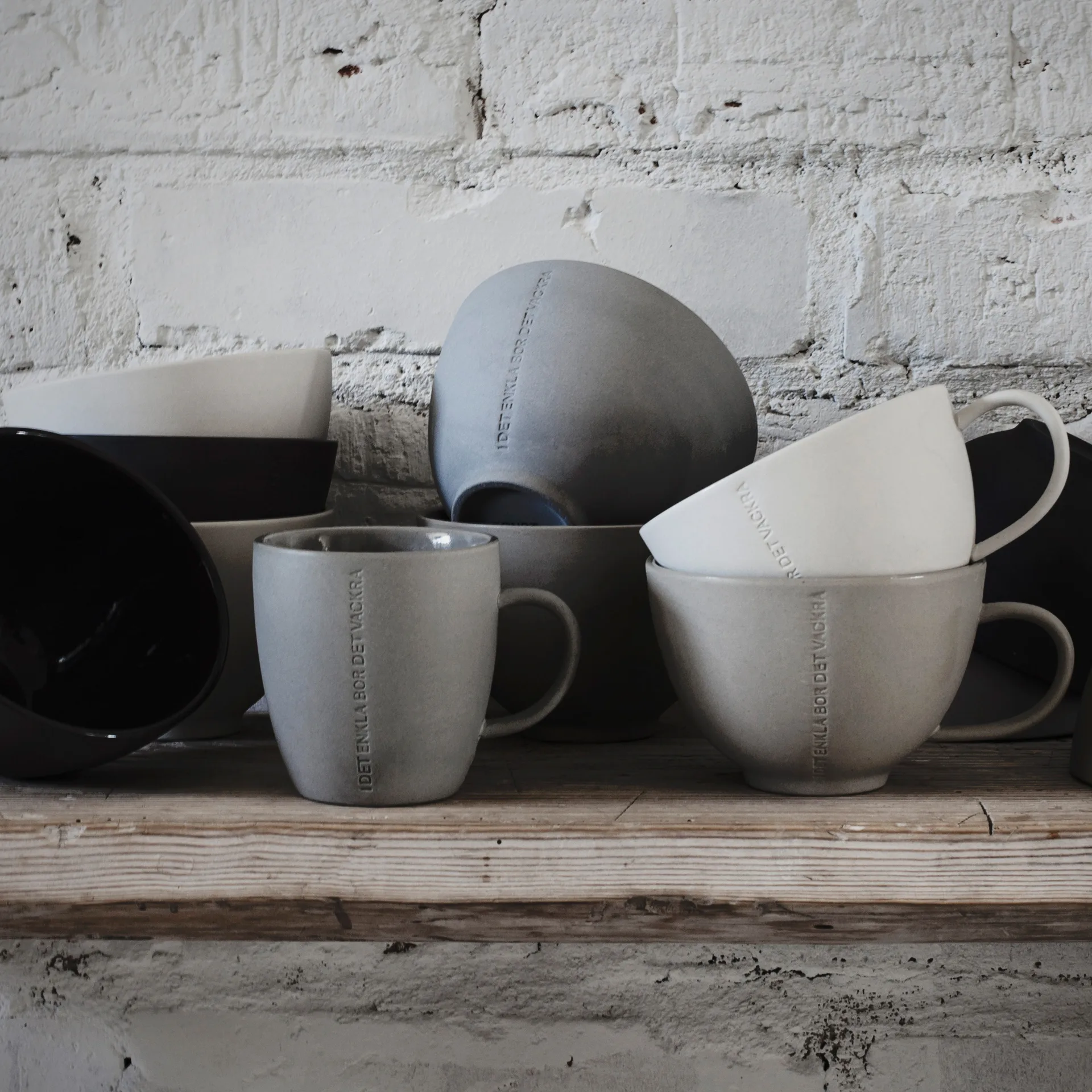 Ernst kulho sitaatilla, 4-pakkaus, Harmaa ERNST