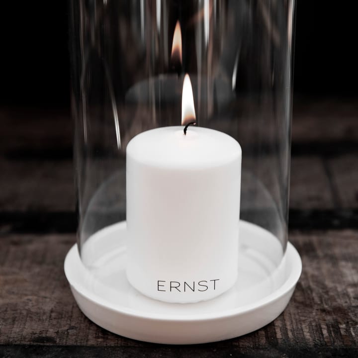 Ernst kynttilälyhty 23 cm - Valkoinen - ERNST
