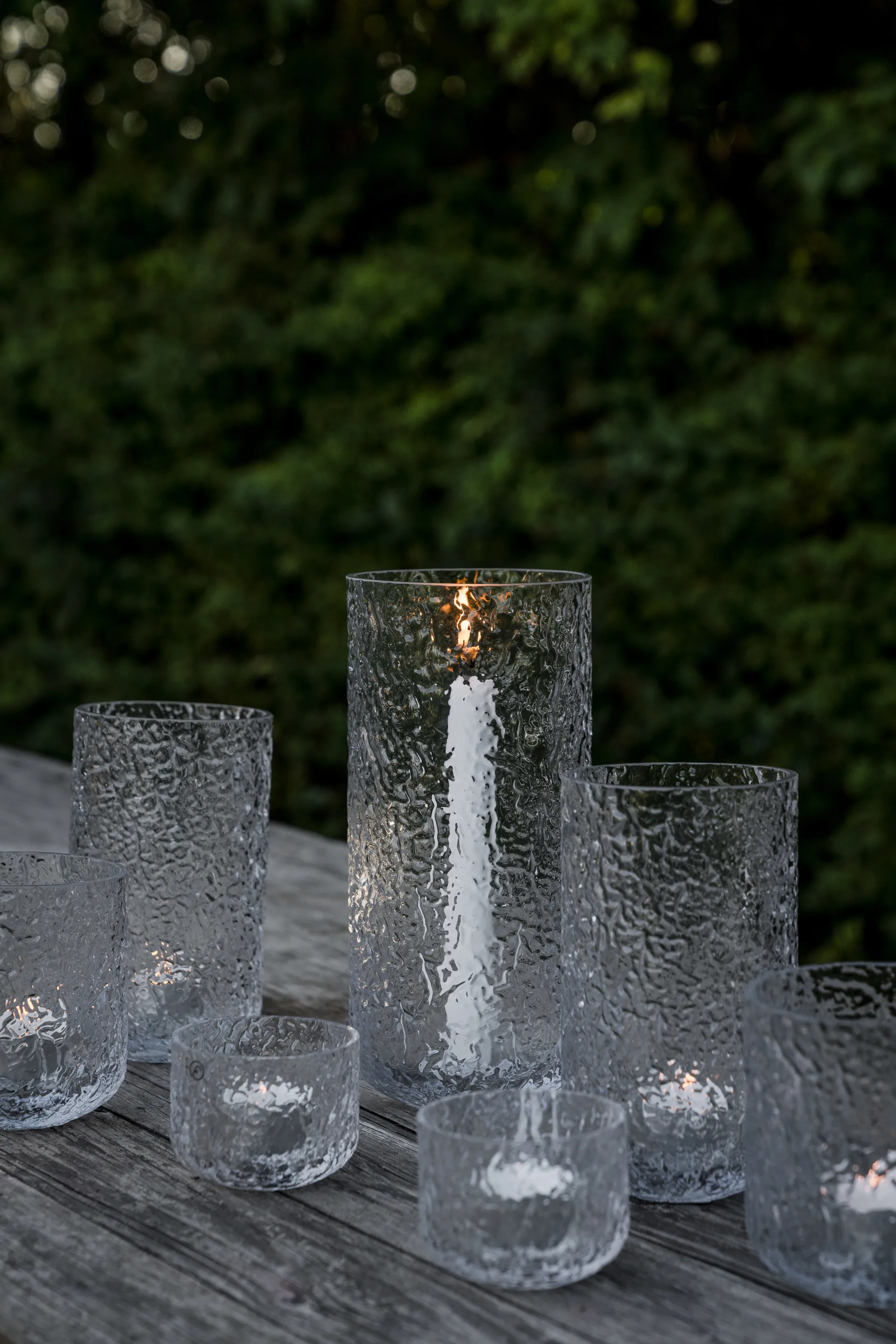 Ernst kynttilälyhty kuvioitu, Ø8x6 cm ERNST