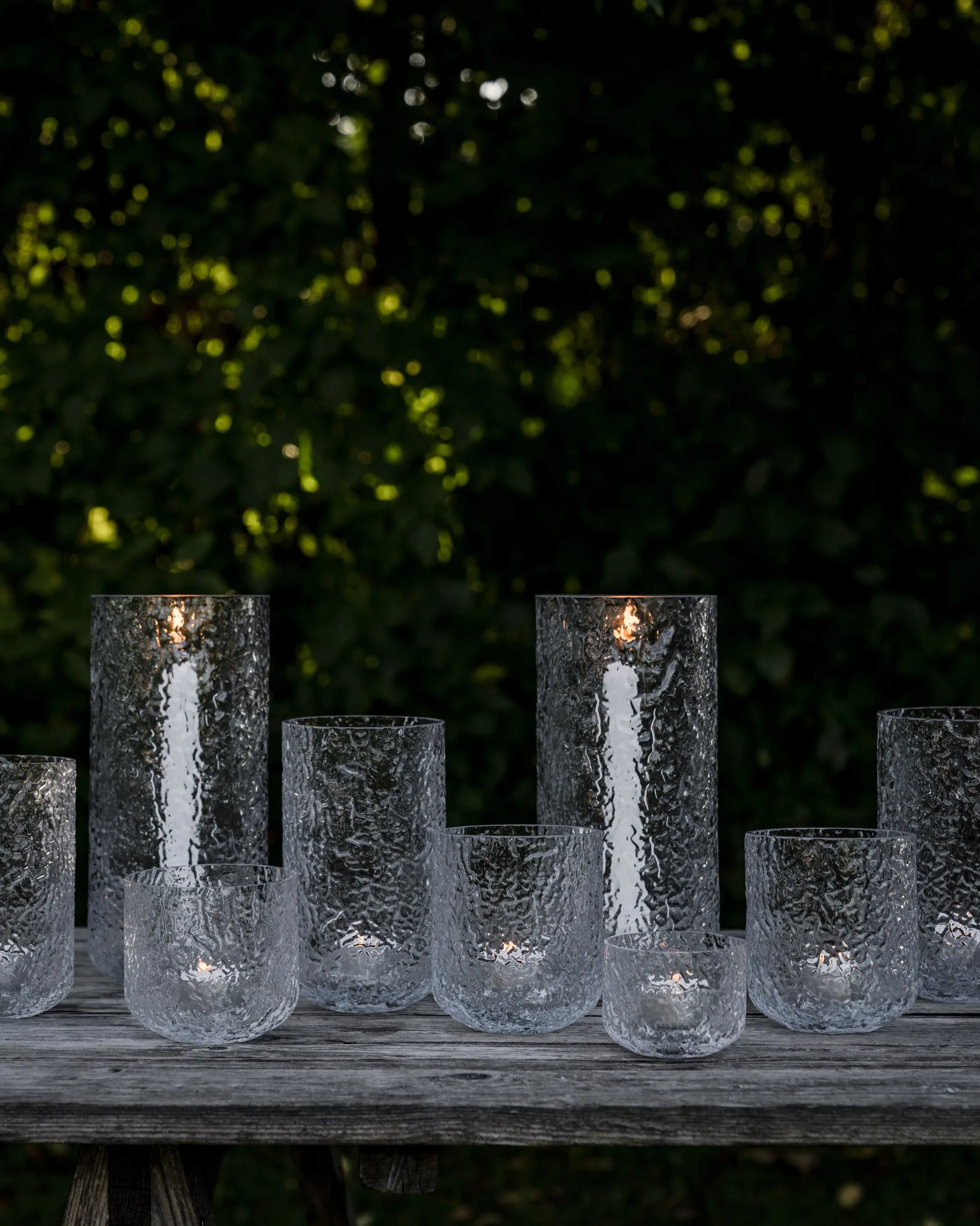 Ernst kynttilälyhty kuvioitu, Ø9x15 cm ERNST