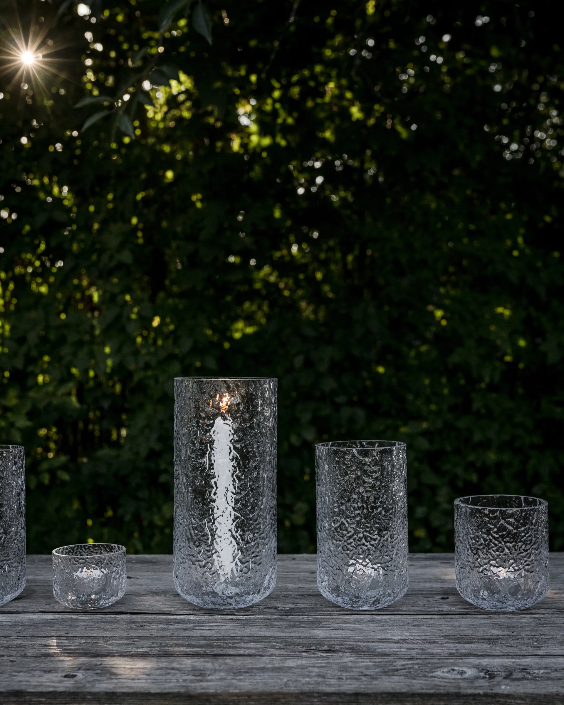 Ernst kynttilälyhty kuvioitu, Ø9x15 cm ERNST