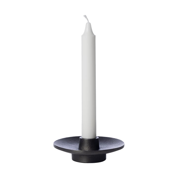 Ernst kynttilänjalka alumiini Ø12 cm - Musta - ERNST