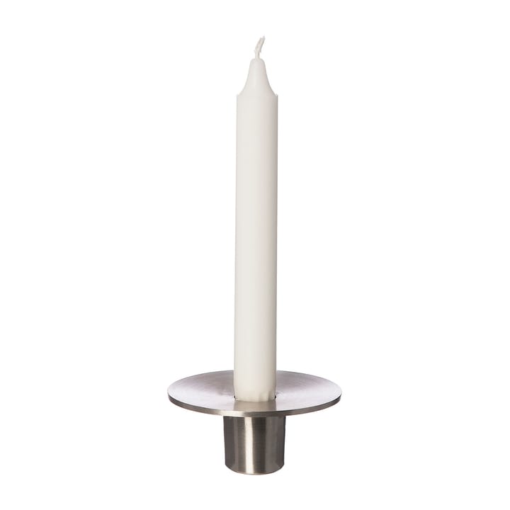 Ernst kynttilänjalka harjattu alumiini Ø 9,2 cm - 4 cm - ERNST