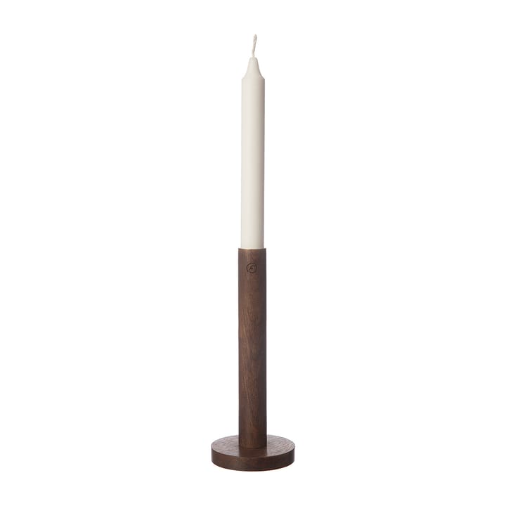 Ernst kynttilänjalka, puuta 20 cm - Tummanruskea - ERNST