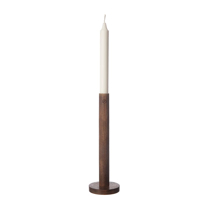 Ernst kynttilänjalka, puuta 25 cm - Tummanruskea - ERNST