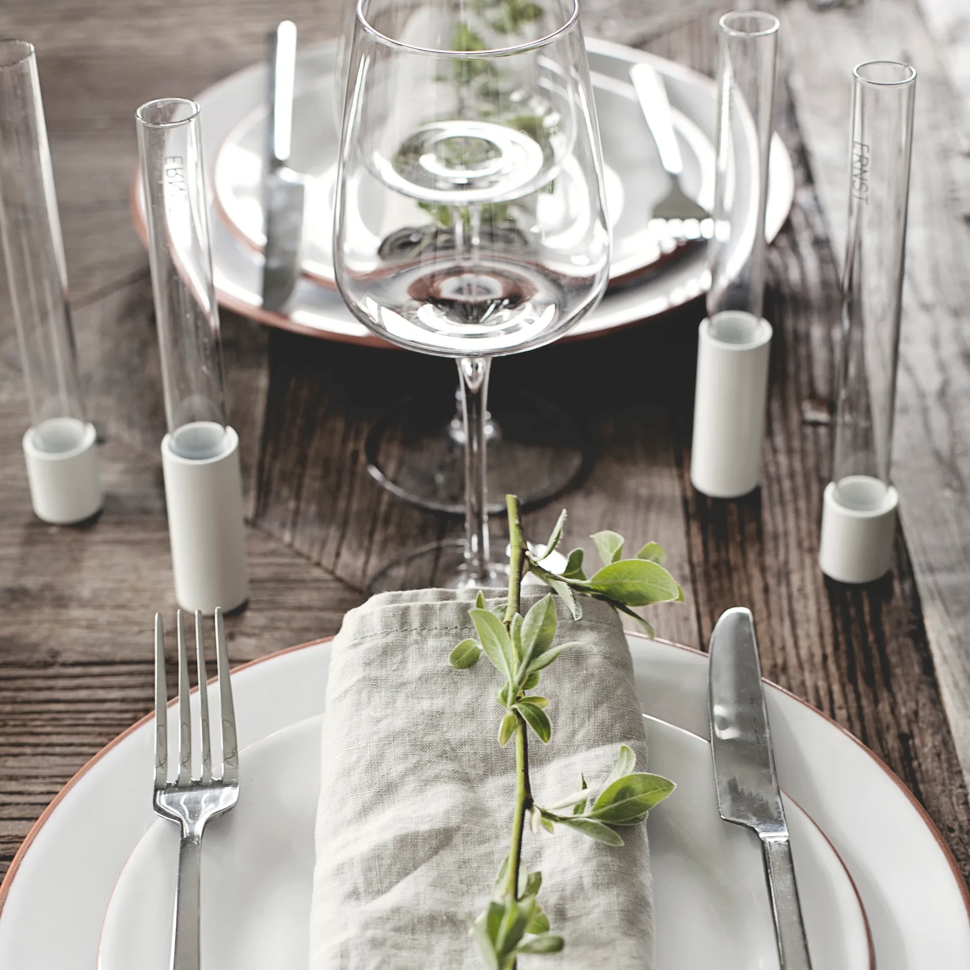 Ernst lasimaljakko kynttilänjalkaan 18 cm, Kirkas ERNST