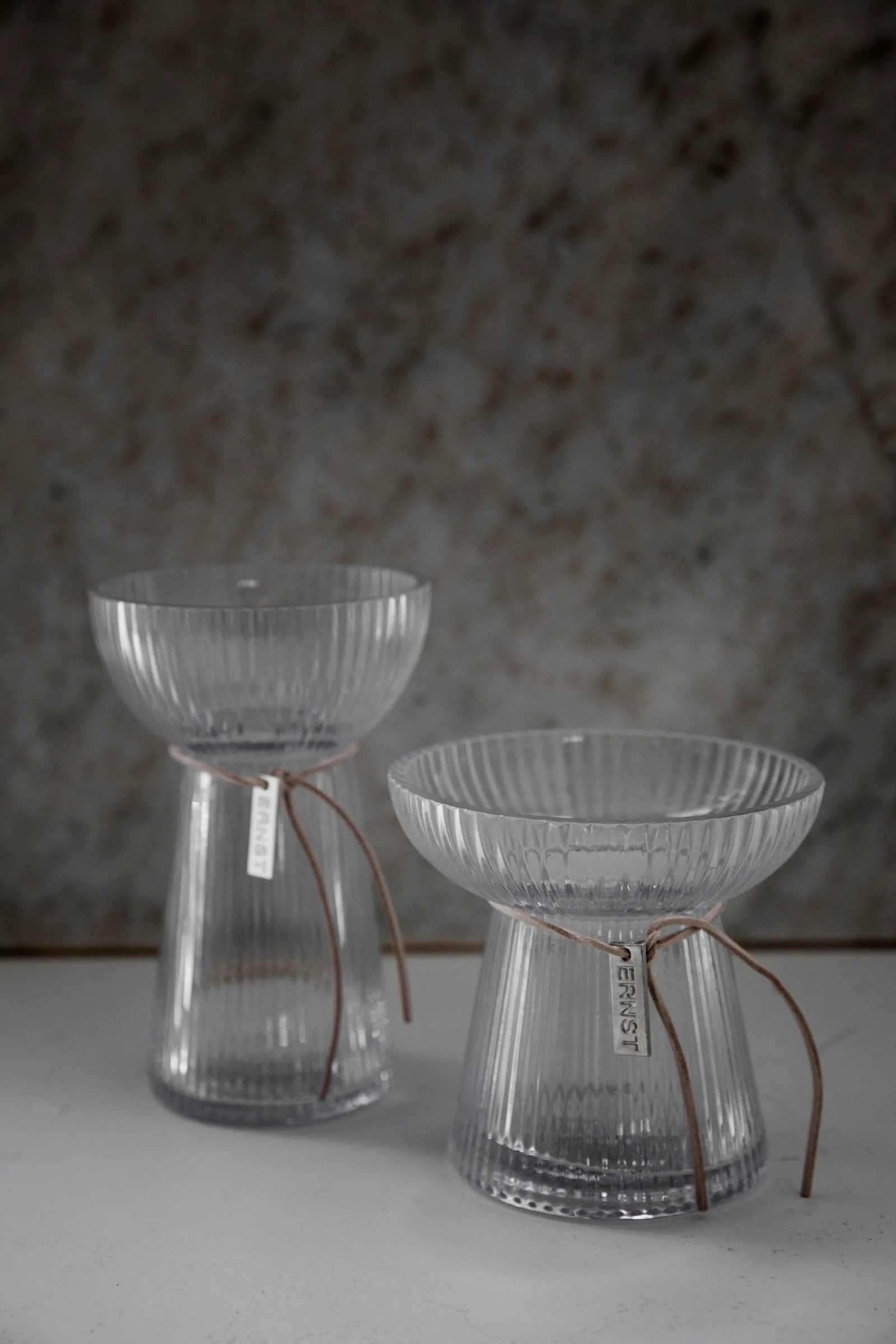 Ernst lasimaljakko raidallinen, 15 cm ERNST