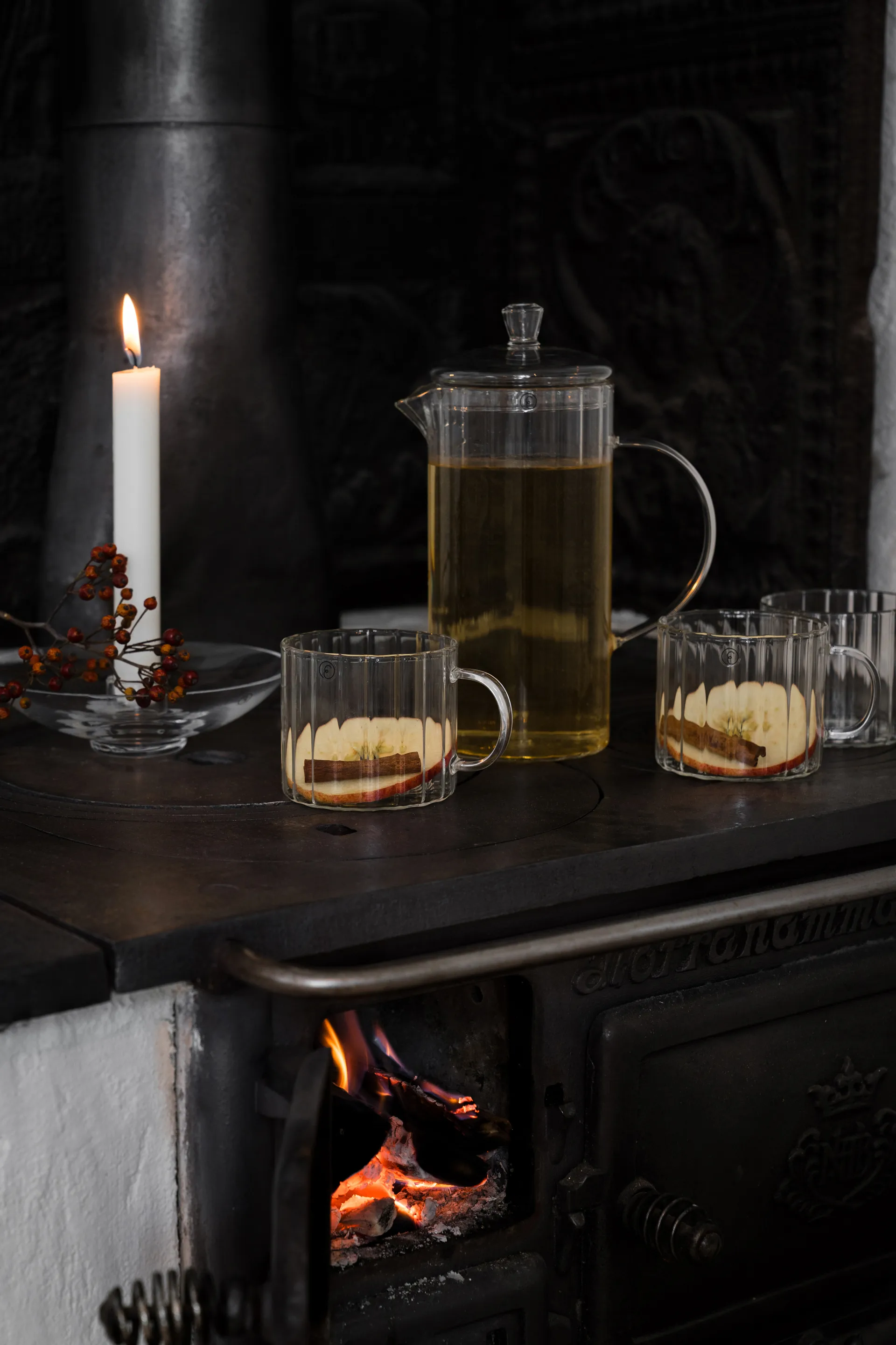 Ernst lasimuki uritettu Ø8 cm, Kirkas ERNST