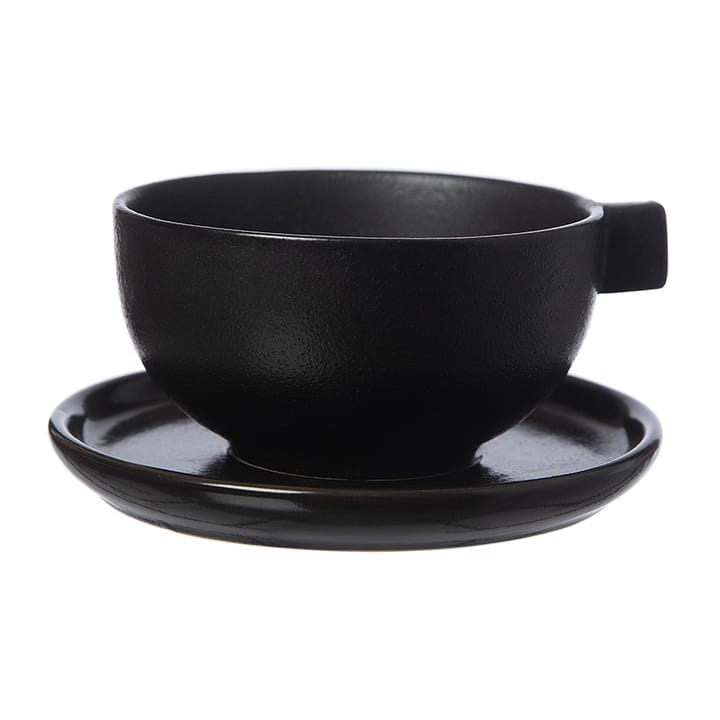 Ernst lautasellinen teekuppi 7,5 cm - Musta - ERNST