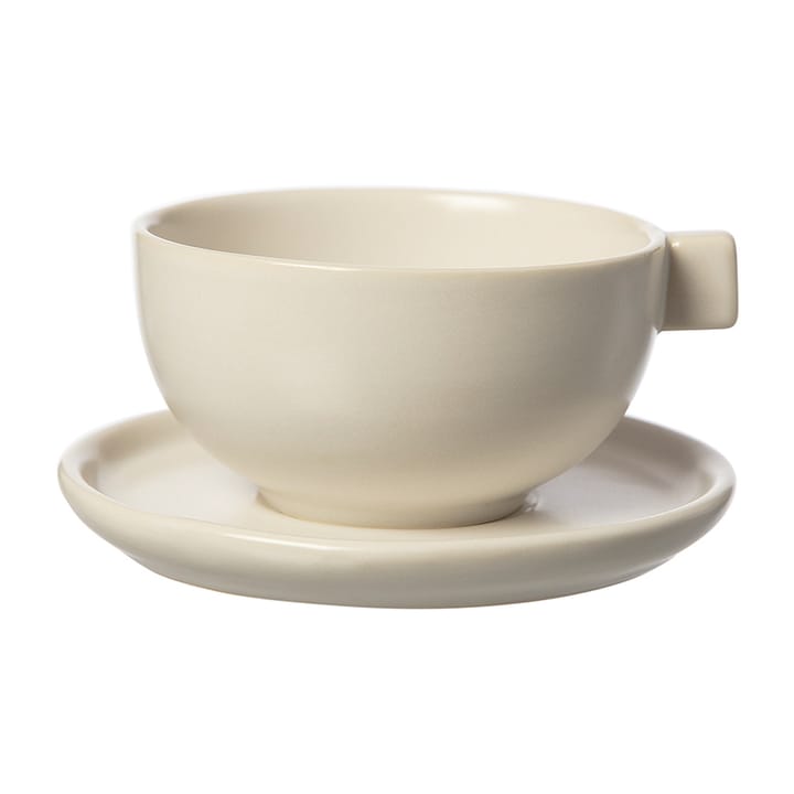 Ernst lautasellinen teekuppi 7,5 cm - Valkoinen hiekka - ERNST