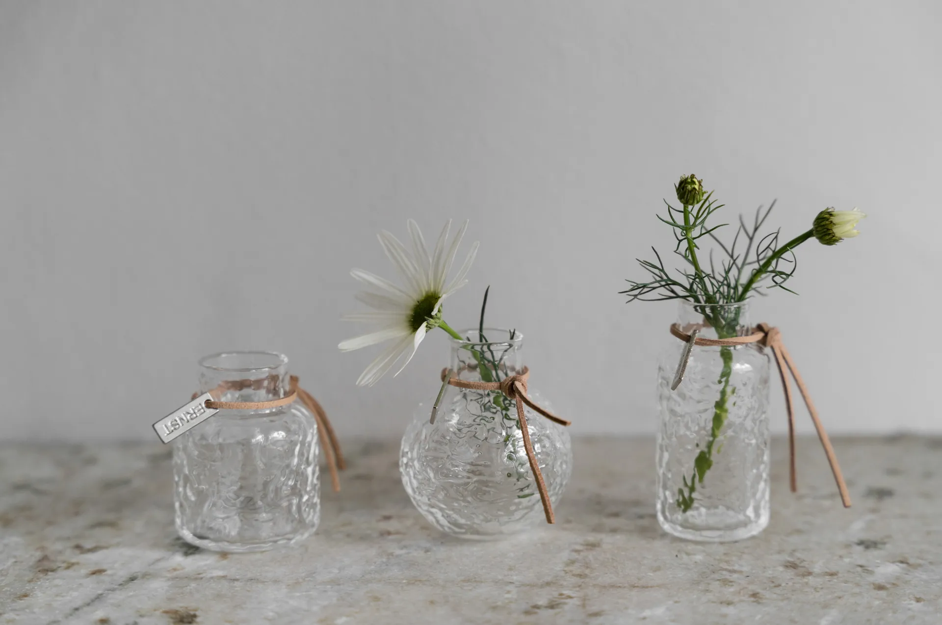 Ernst maljakko kuviollinen lahjapakkaus 3 osaa, kirkas ERNST