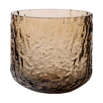 Ernst maljakko/kynttilälyhty kuvioitu - Meripihka, Ø9x10 cm - ERNST