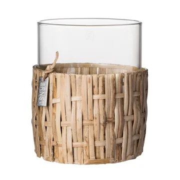 Ernst maljakko/tuikkulyhty korissa - Luonnollinen, Ø10×12 cm - ERNST