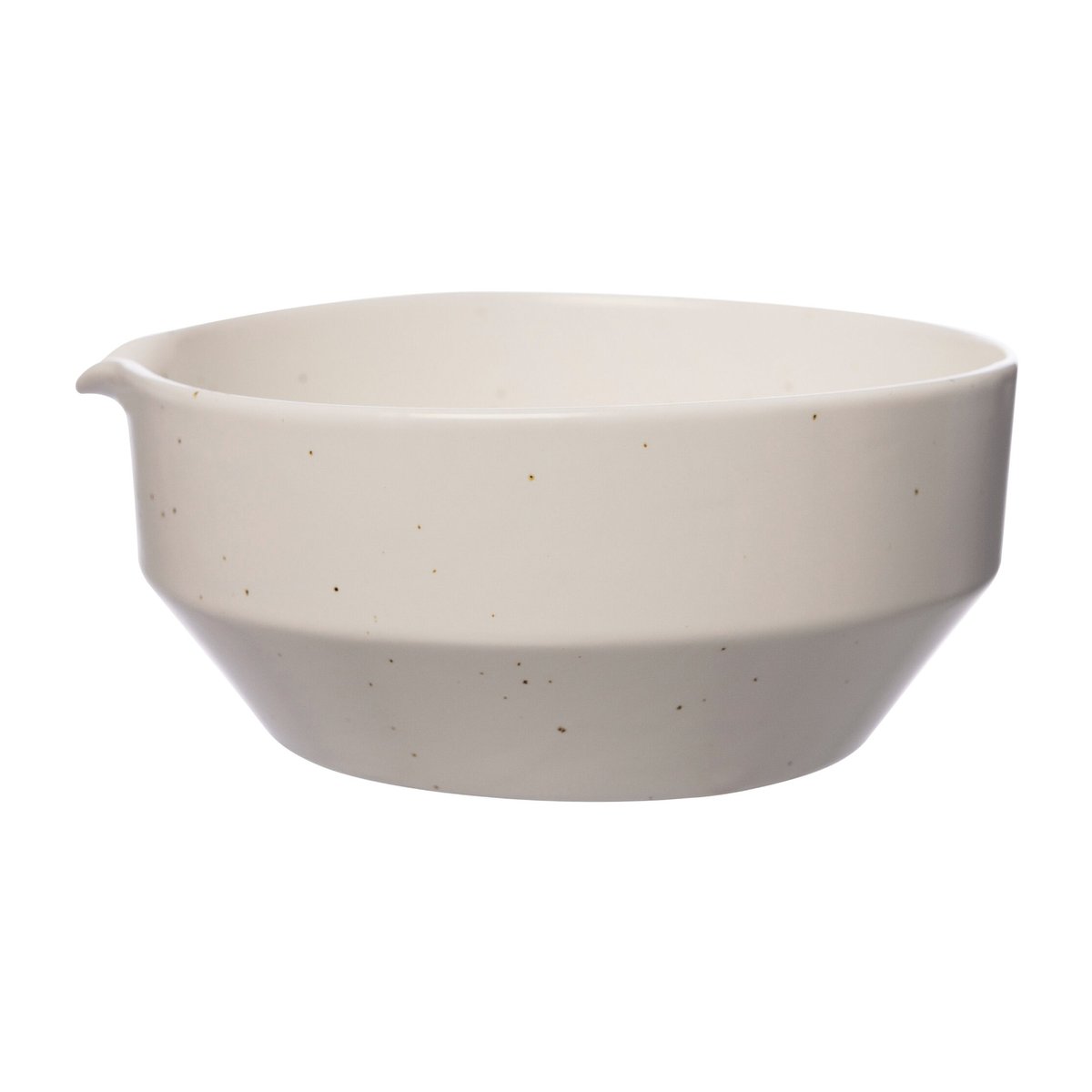 Ernst pilkkumi luonnonvalkoinen K 9 cm Ø 20 cm | Skandinaavinen Sisustus | Kulhot & Vatkauskulhot | Beige