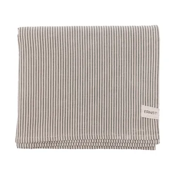 Ernst pöytäliina kapeat raidat 145x300 cm - Vihreä-beige - ERNST