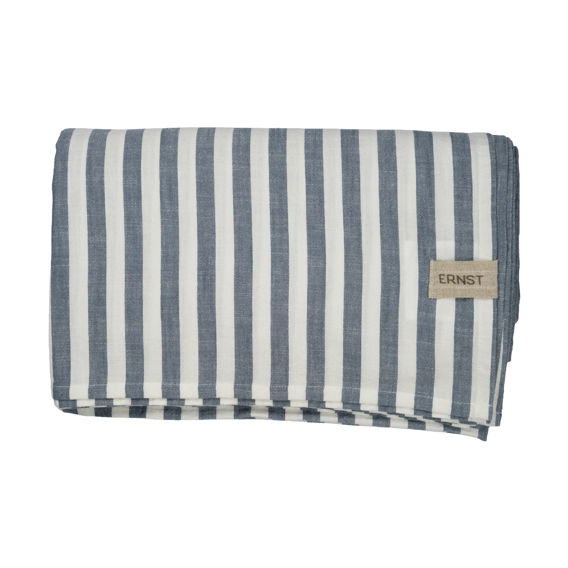 Ernst pöytäliina raidallinen 145x300 cm., Sinivalkoinen ERNST