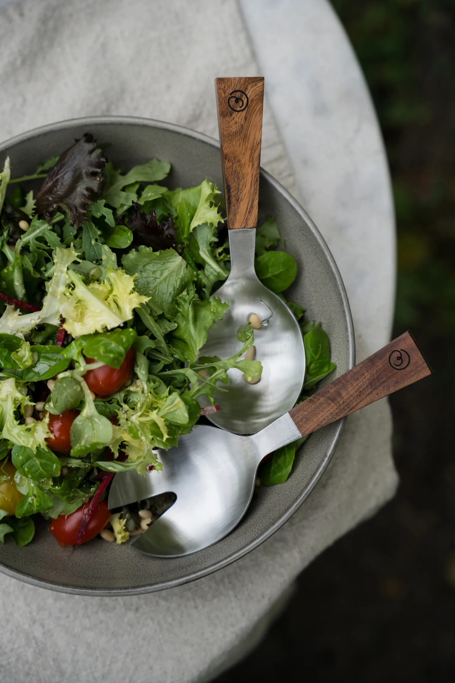 Ernst salaattiottimet 2 osaa, Akasia, 18 cm ERNST