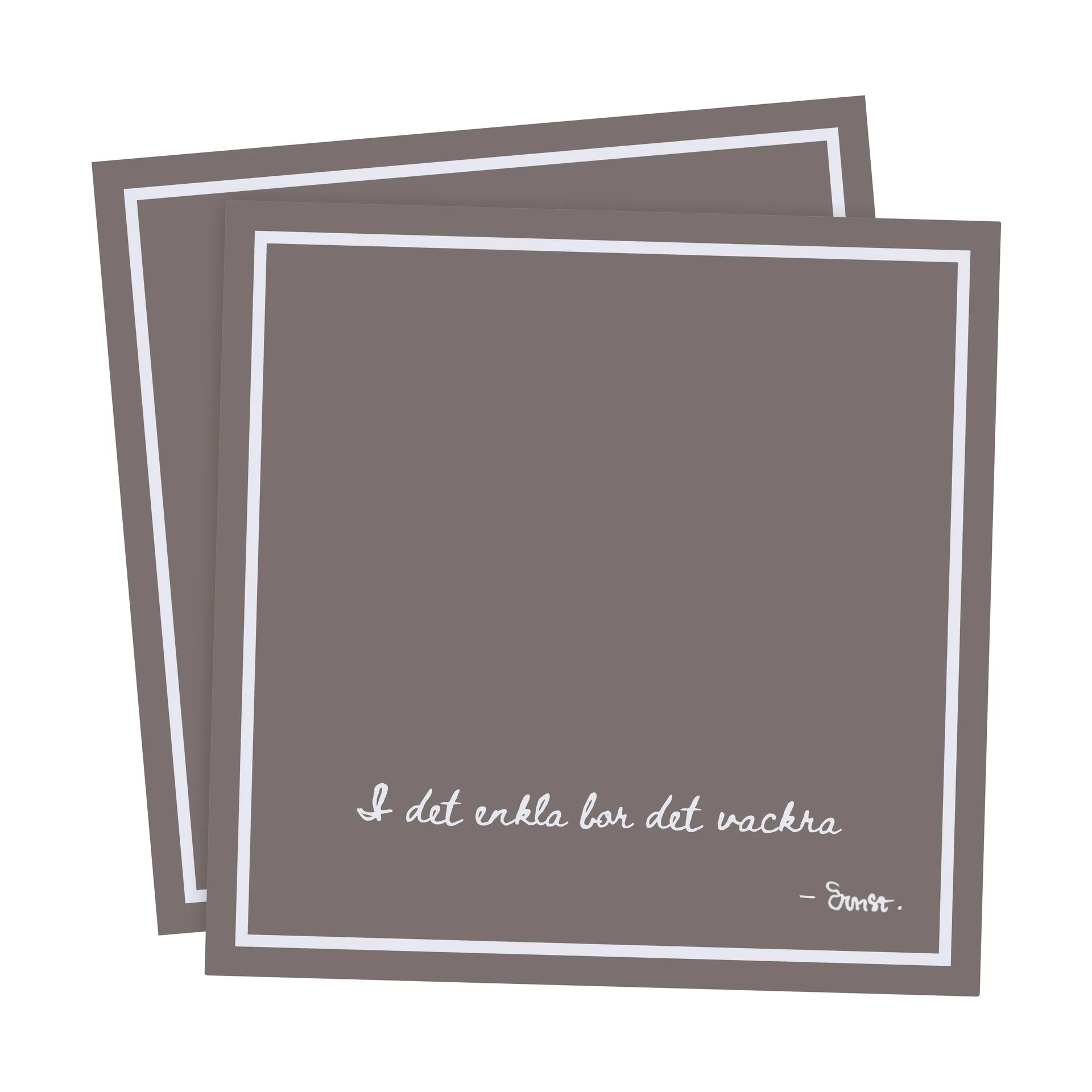 Ernst servetti sitaatilla I det enkla 20-pakkaus, Maasika** ERNST