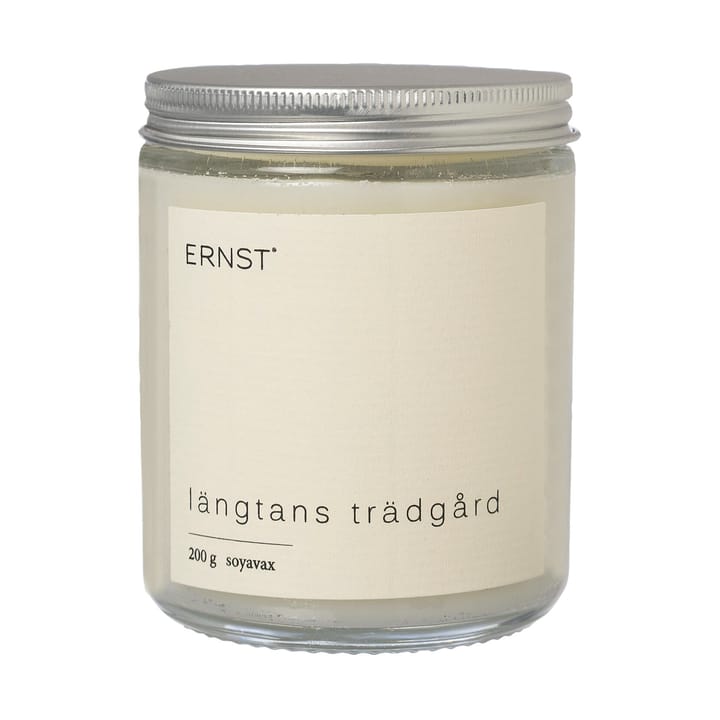 Ernst tuoksukynttilä kannella lasissa Ø7,2 cm - Kaipauksen puutarha - ERNST