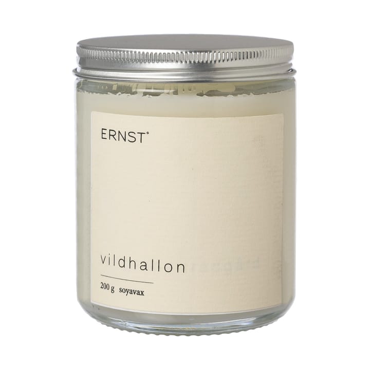 Ernst tuoksukynttilä kannella lasissa Ø7,2 cm - Villivadelma - ERNST