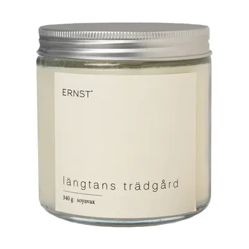 Ernst tuoksukynttilä kannella lasissa Ø9 cm - Kaipauksen puutarha - ERNST