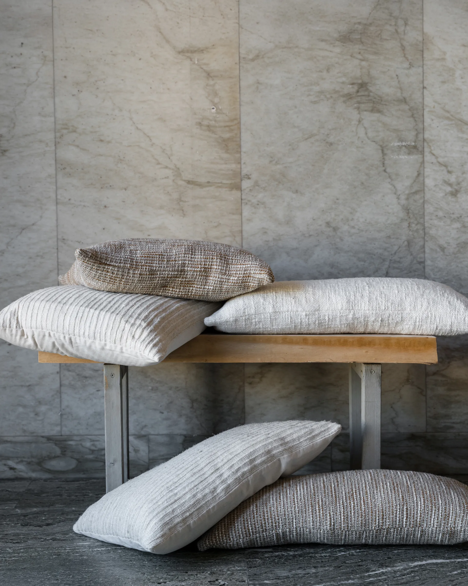 Ernst tyynynpäällinen rakenteella, Luonnonvärinen, 50x50 cm ERNST