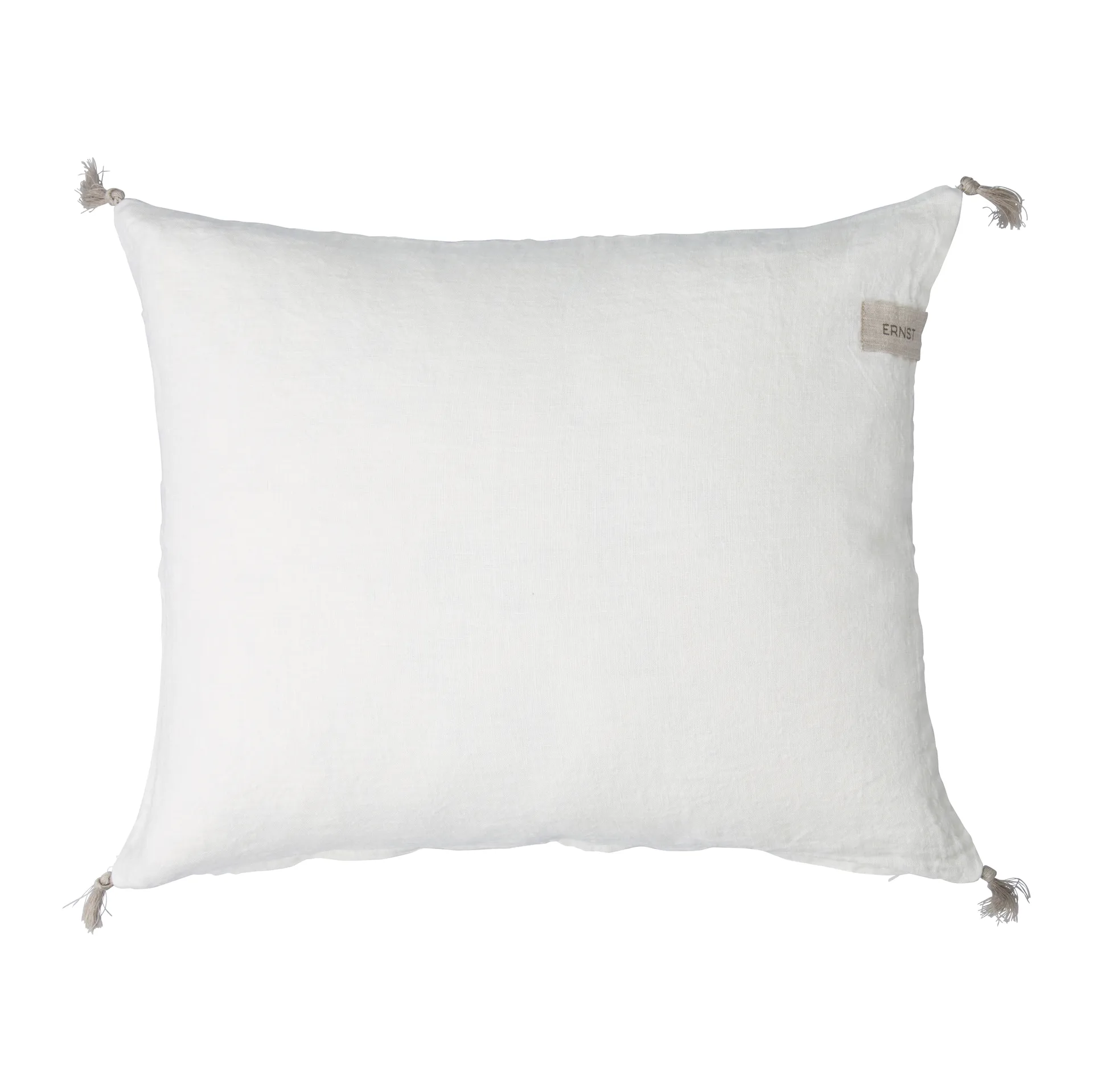 Ernst tyynynpäällinen tupsuilla, 50 x 60 cm, valkoinen ERNST