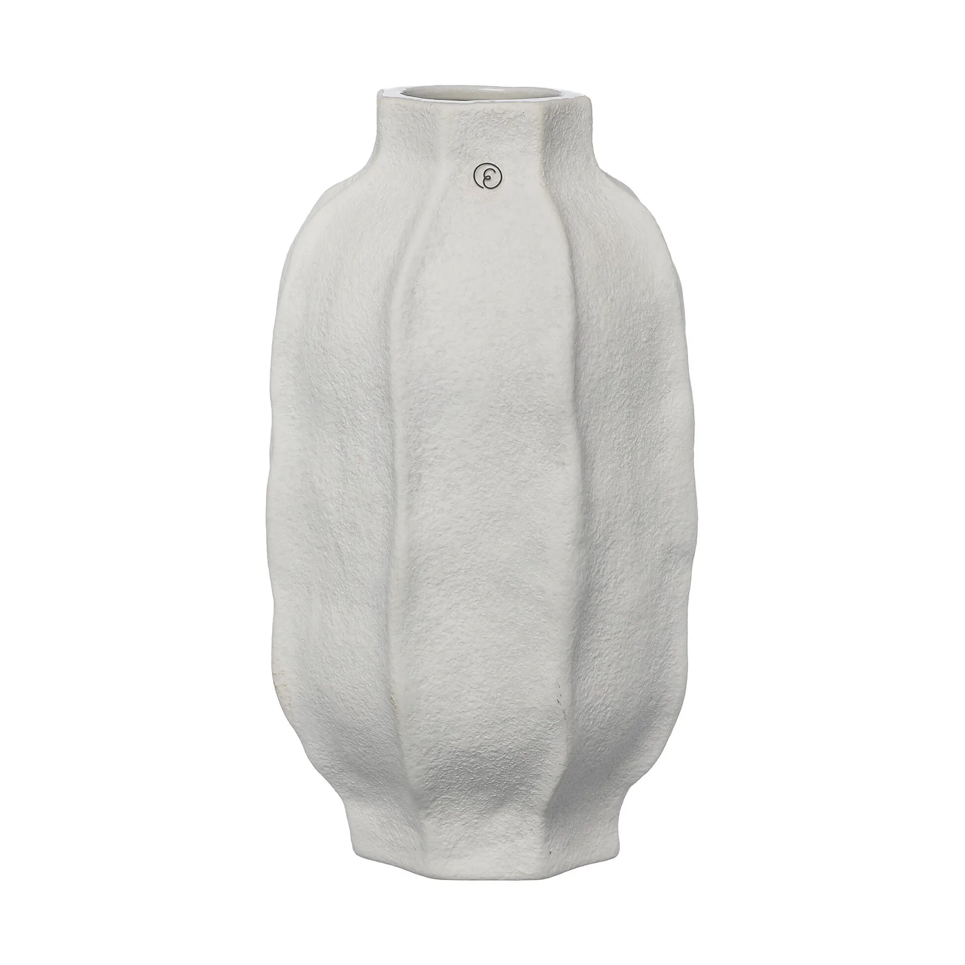 Ernst vaasi kivitavaraa, Ø13x22 cm, Luonnonvalkoinen ERNST