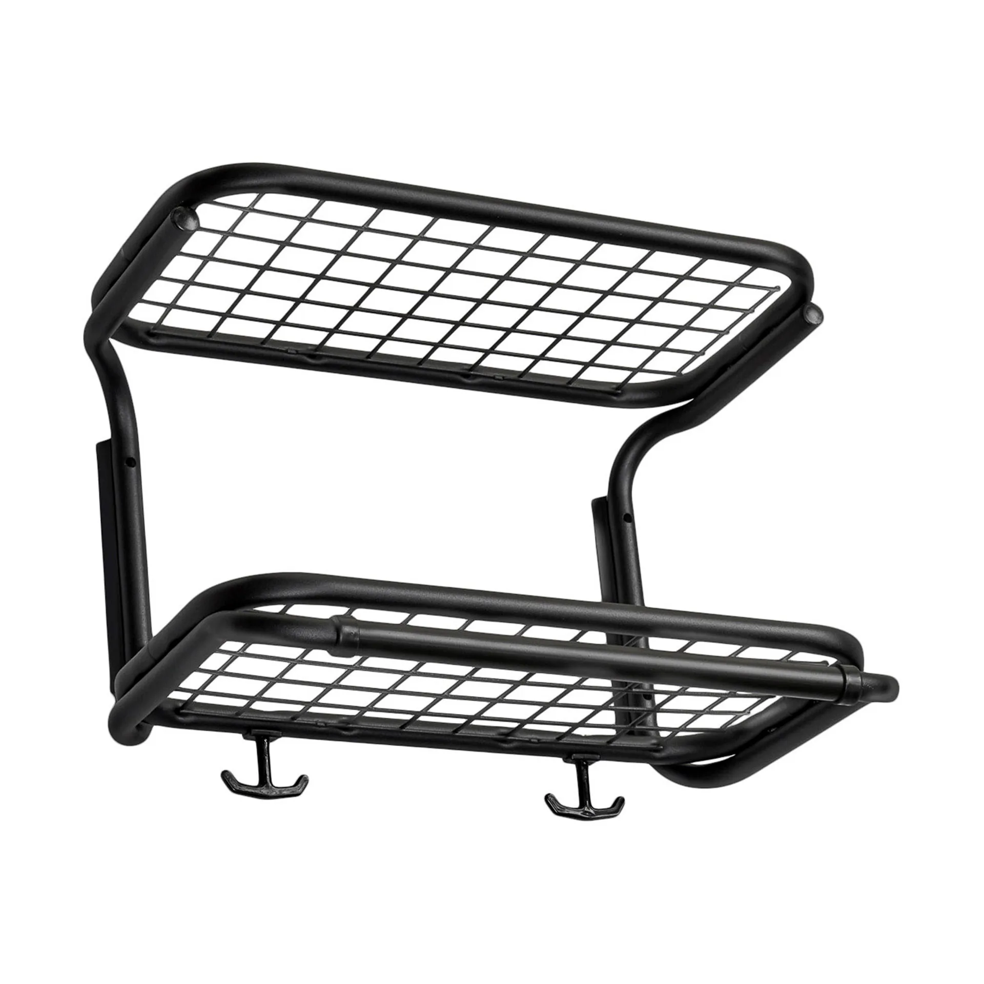 Classic 650 -hattuhylly, Musta/musta, 2 tasoa, 40 cm Essem Design