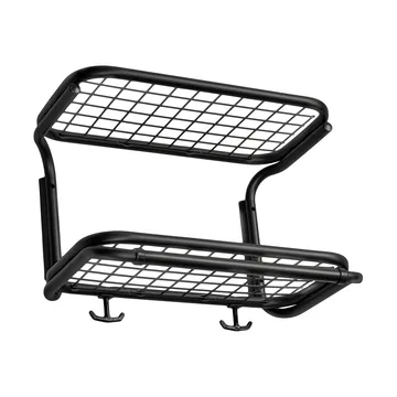 Classic 650 -hattuhylly - Musta/musta, 2 tasoa, 40 cm - Essem Design