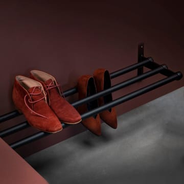 Nostalgi hattuhylly, kenkähylly - musta, musta - Essem Design