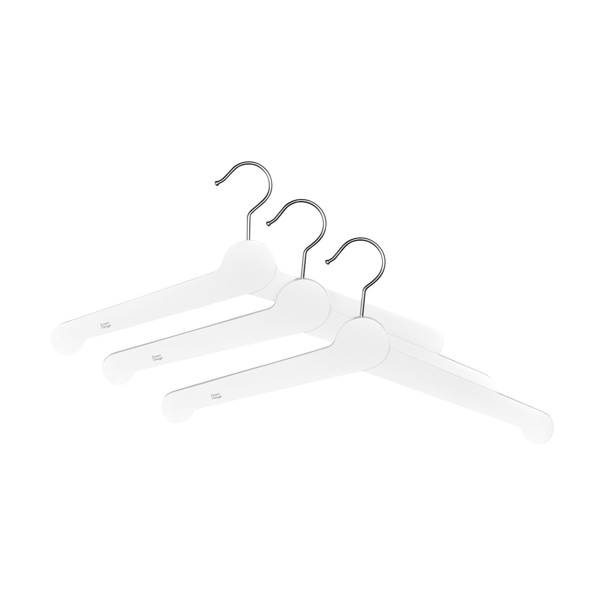 Essem Design Nostalgi henkari 3-pack Valkoinen | Skandinaavinen Sisustus | Vaatelineet & henkarit | Valkoinen