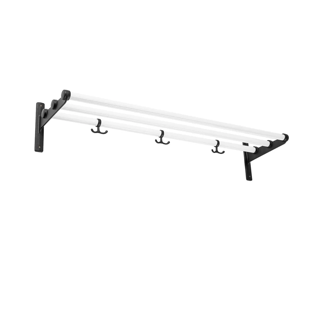 Nostalgi kenkä- tai hattuhylly, Valkoinen, musta runko Essem Design