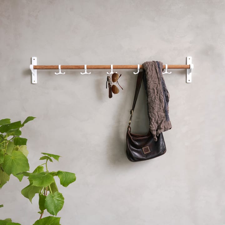 Nostalgi korotettu naulakko, Bambu-valkoinen Essem Design