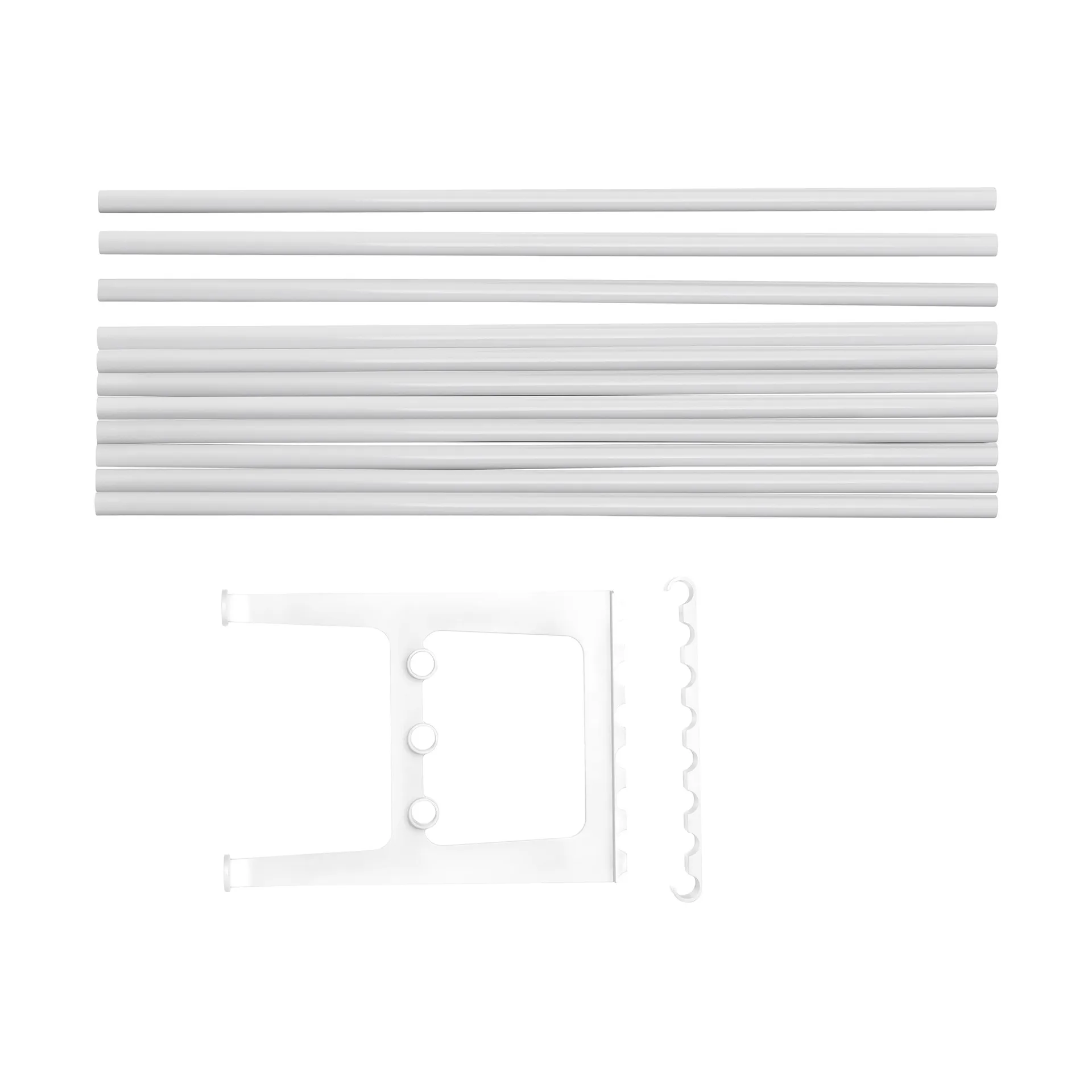 Nostalgi korotettu penkki 100 cm, Valkoinen Essem Design