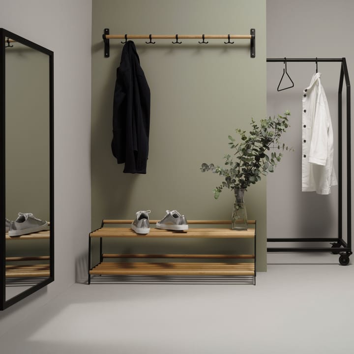 Tamburin kenkähylly 60 cm, Tammi-musta Essem Design